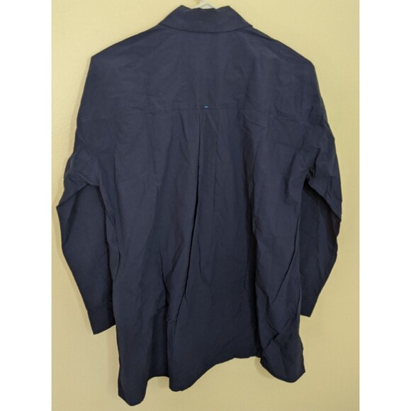 Madewell Shirt Signature Poplin Blue Oversized Button Up Business Casual XXS - Picture 3 of 9